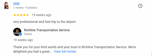 reviews of Richline Black Car Service